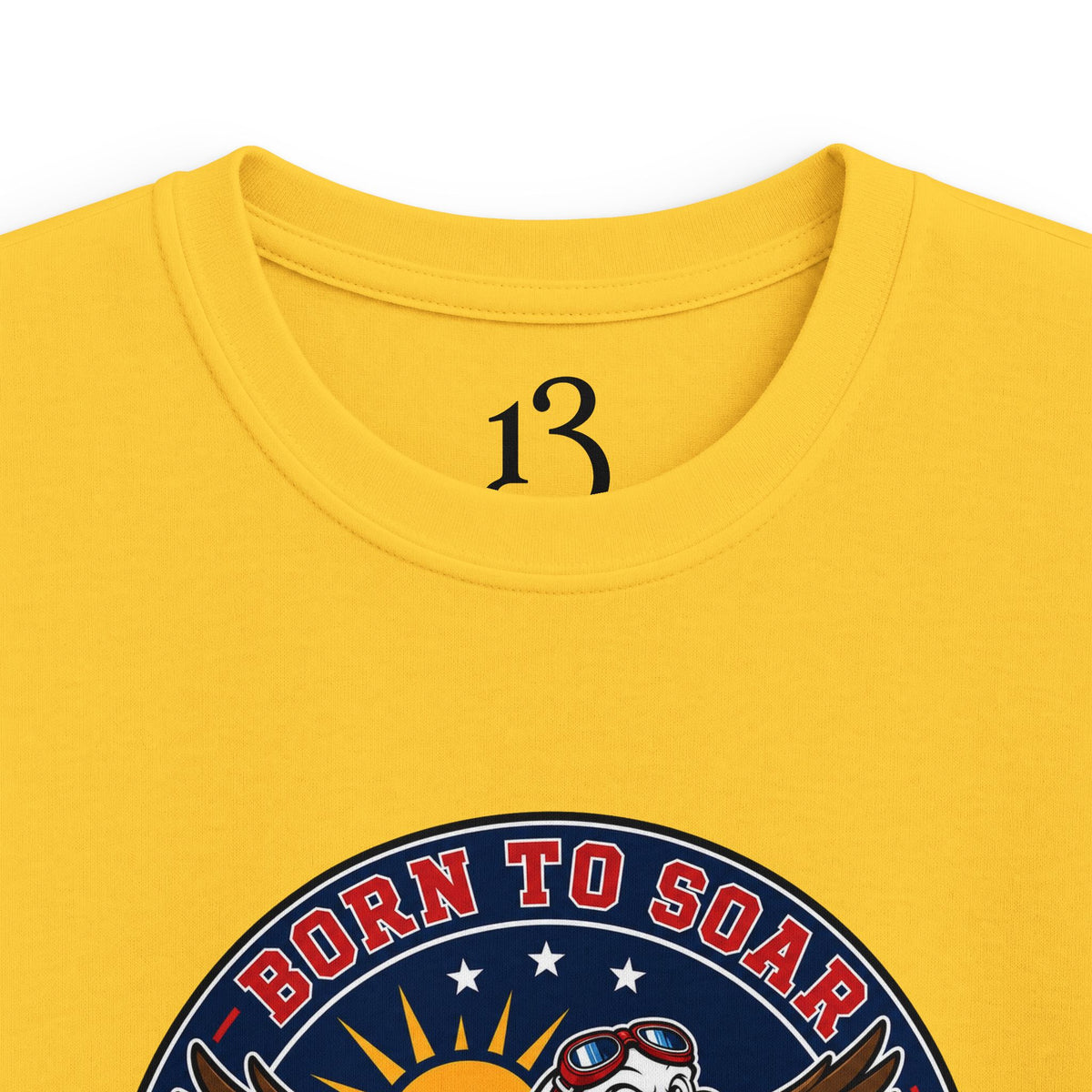 Kids Tee - "Born to Soar Built for Adventure" Eagle Graphic