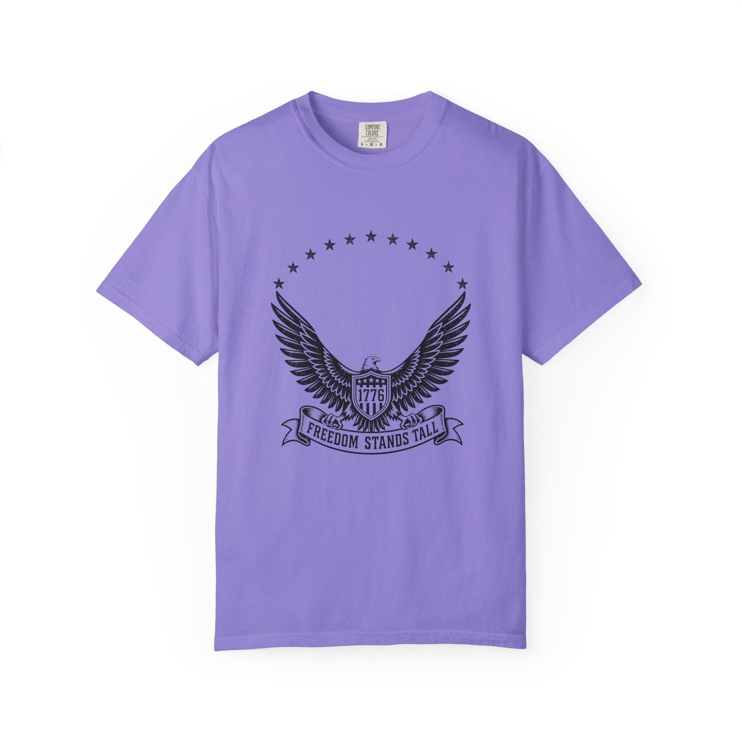 Freedom Stands Tall Eagle T-Shirt — 1776 Patriotic Tee