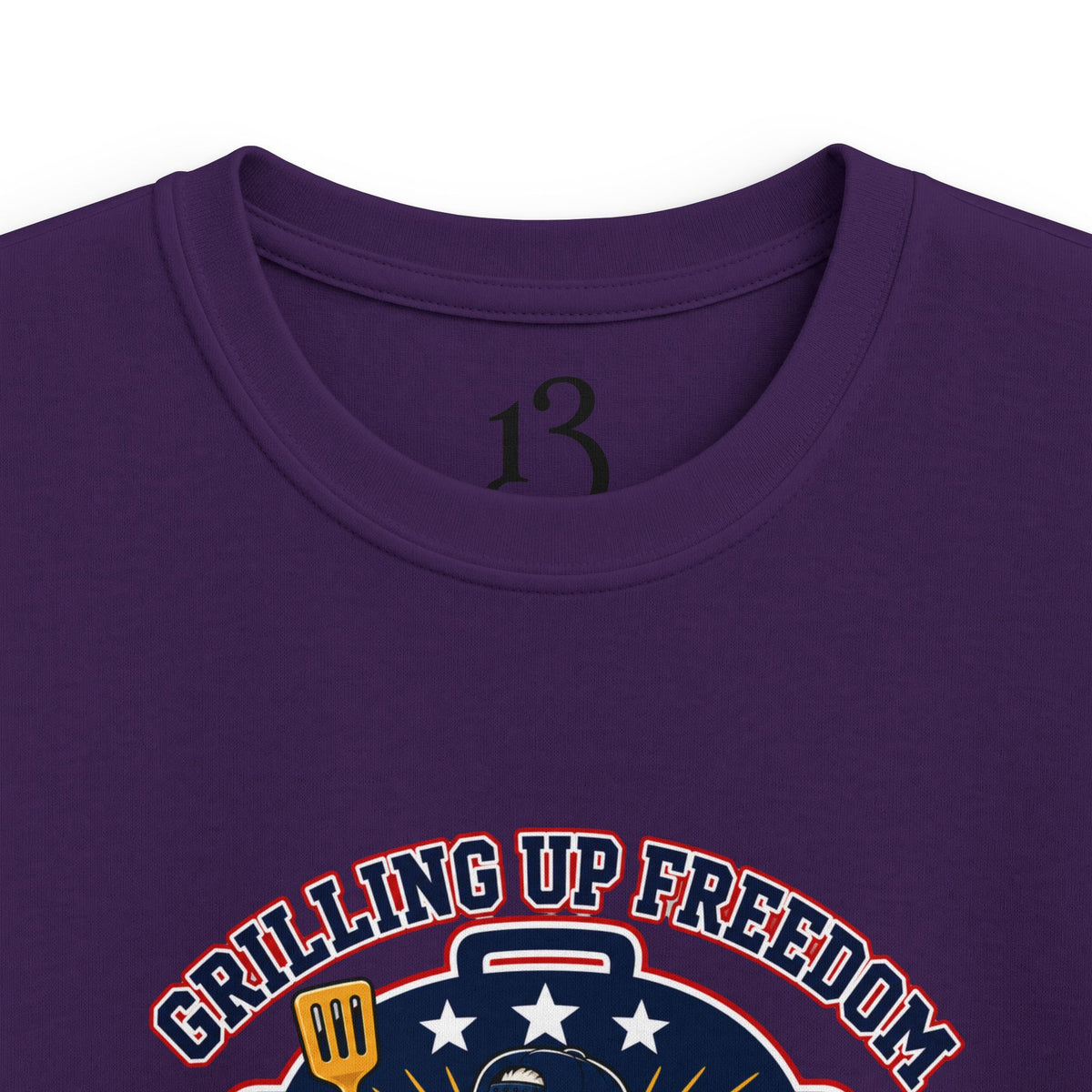 Kids T‑Shirt — "Grilling Up Freedom" USA Cookout Crew Patriotic BBQ Tee