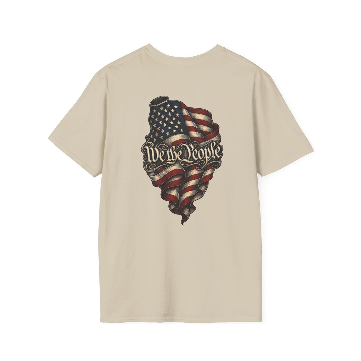 "We The People" Stars13stripeS Embossed T-Shirt