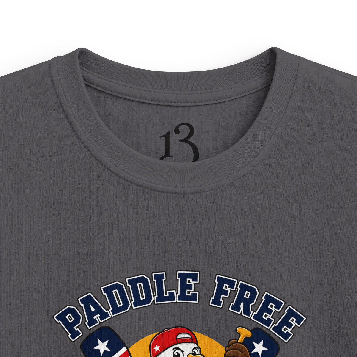 Paddle Kids Tee — "Paddle Free" USA Lake Crew Shirt