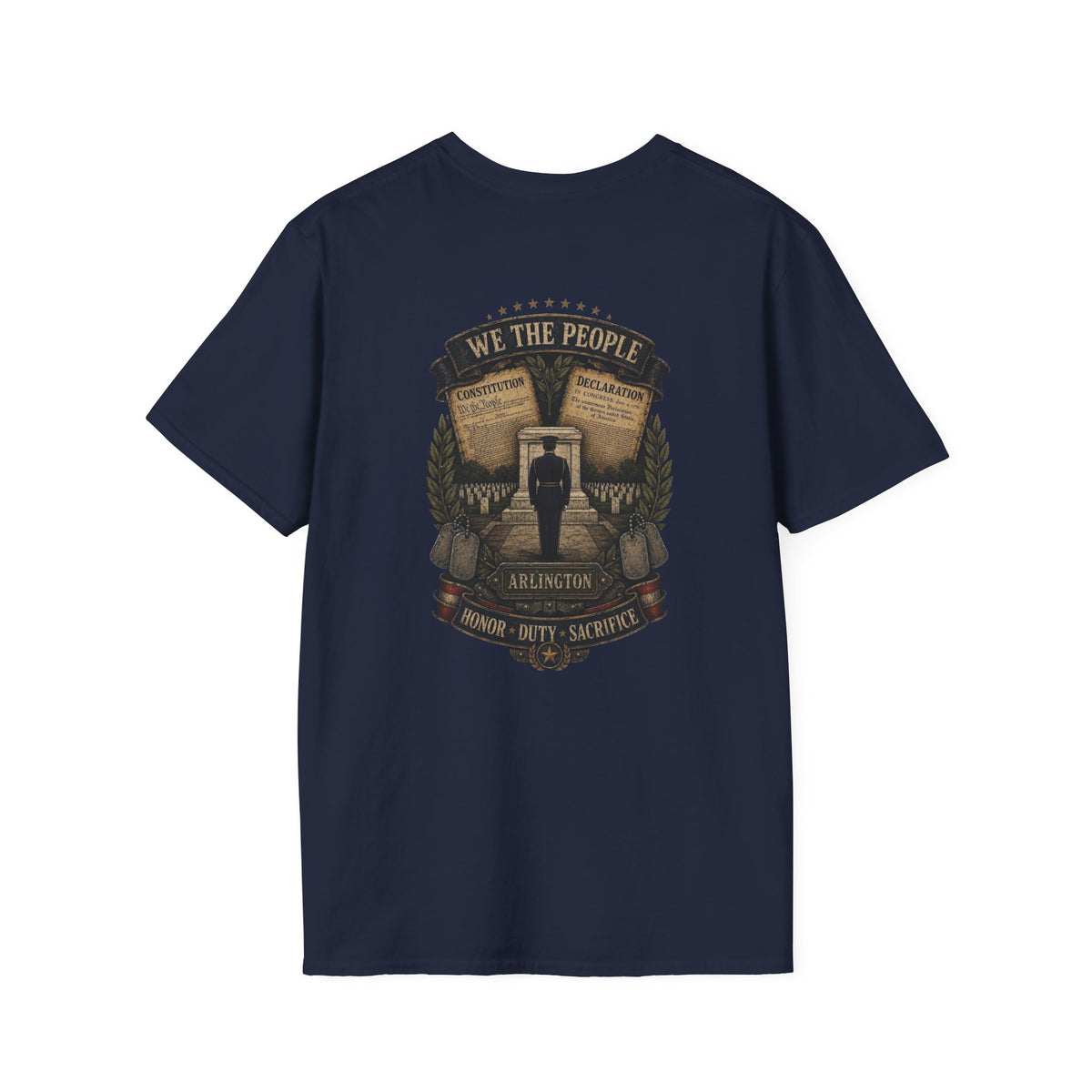 Arlington Soldier, Stars13stripeS Embossed T-Shirt
