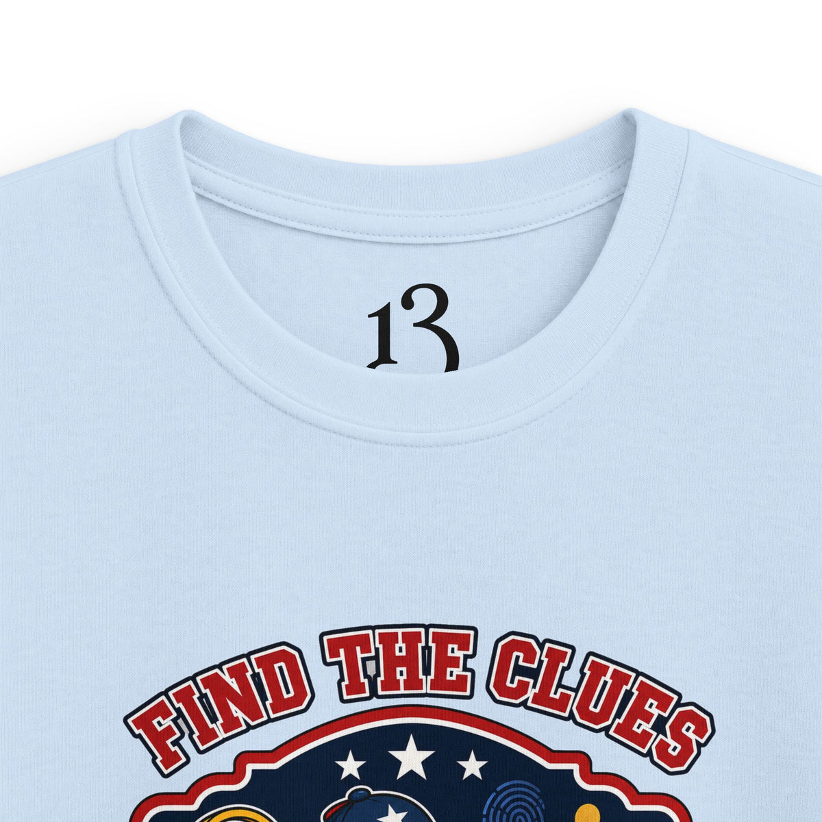 Kids Detective Adventure T‑Shirt — "Find the Clues" Mystery Game Design