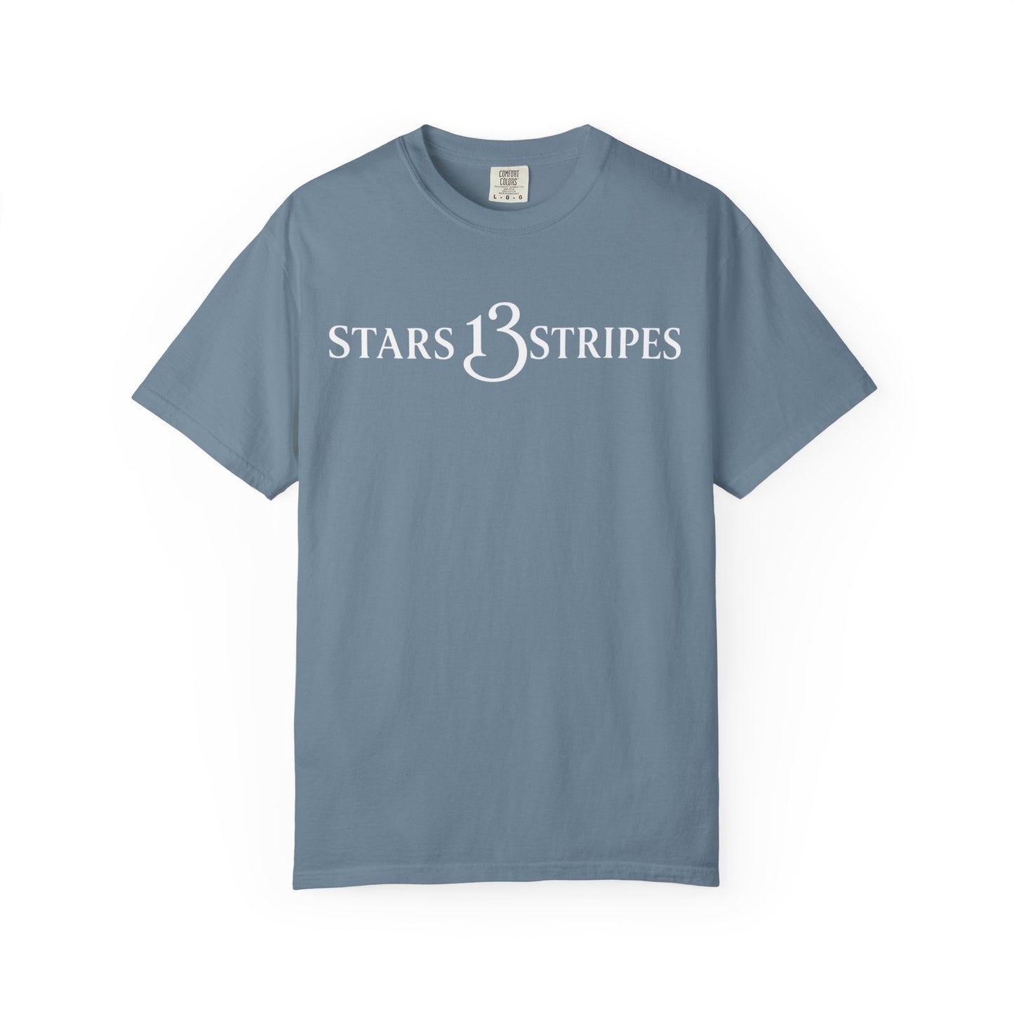 Stars13stripeS T‑Shirt — Vintage Olive Graphic Tee