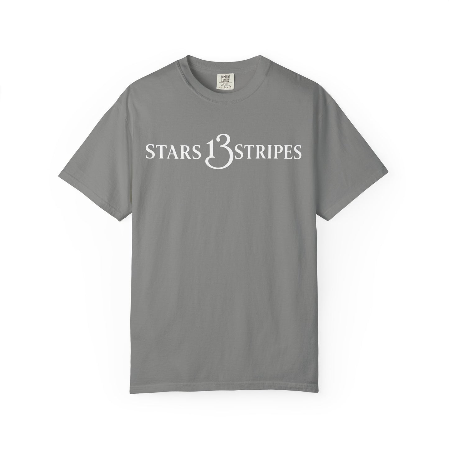 Stars13stripeS T‑Shirt — Vintage Olive Graphic Tee