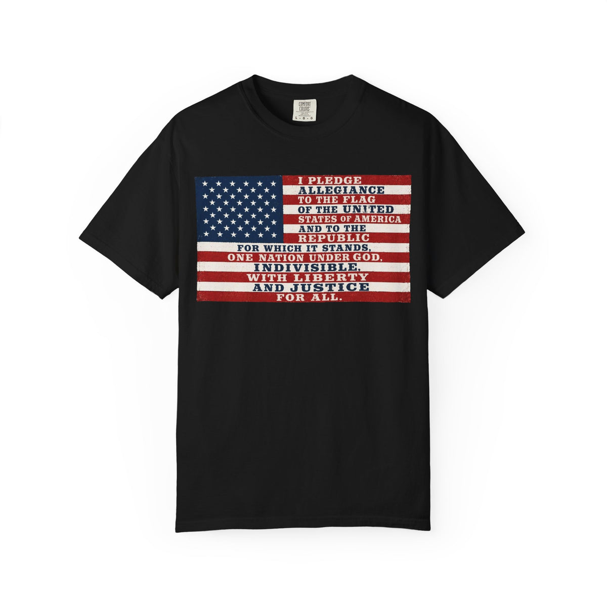 Pledge of Allegiance American Flag T-Shirt