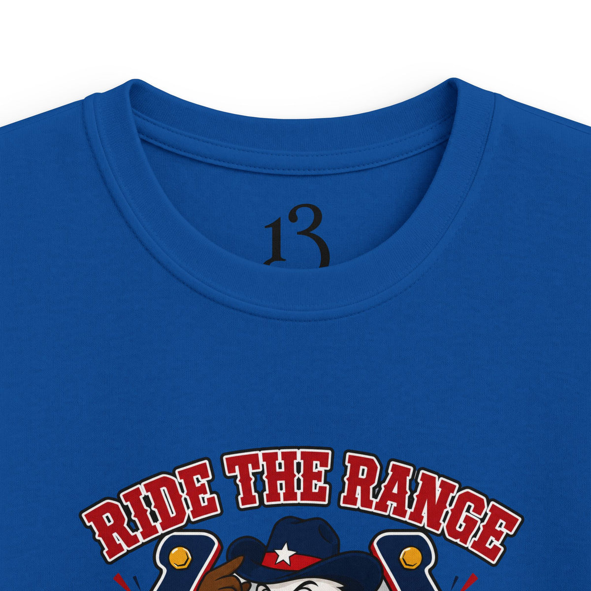 Kids T-Shirt - "Ride the Range Wild and Free" Cowboy Eagle Graphic