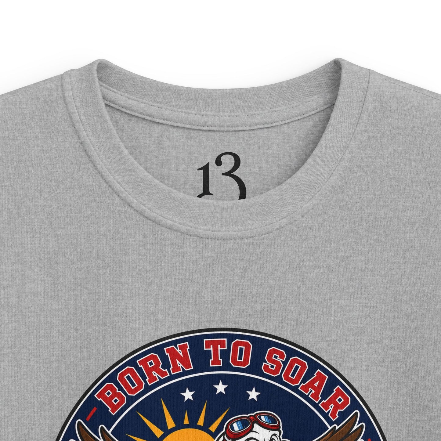Kids Tee - "Born to Soar Built for Adventure" Eagle Graphic