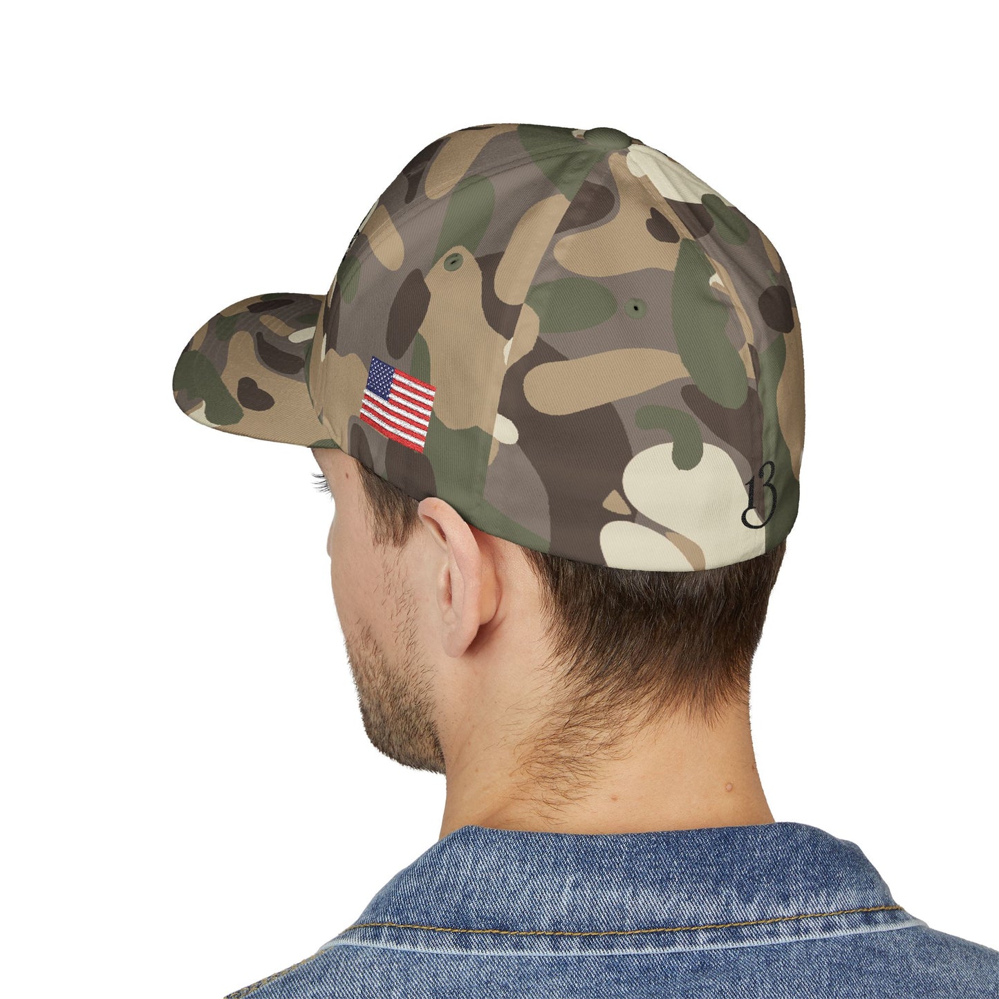 Stars13stripeS Closed-Back Structured Cap (Embroidery)