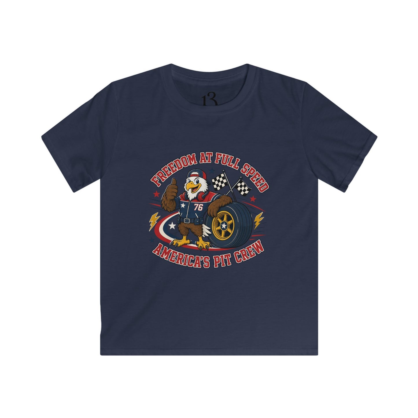 Kids T‑Shirt – 'Champion Pit Crew' Graphic Tee for Boys & Girls