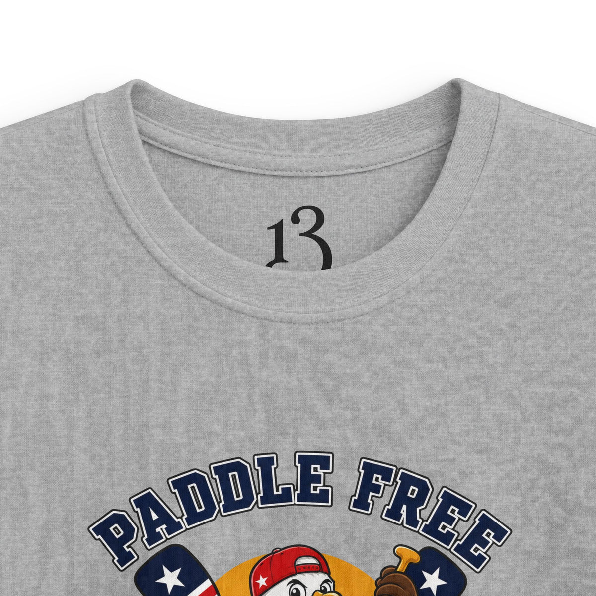 Paddle Kids Tee — "Paddle Free" USA Lake Crew Shirt
