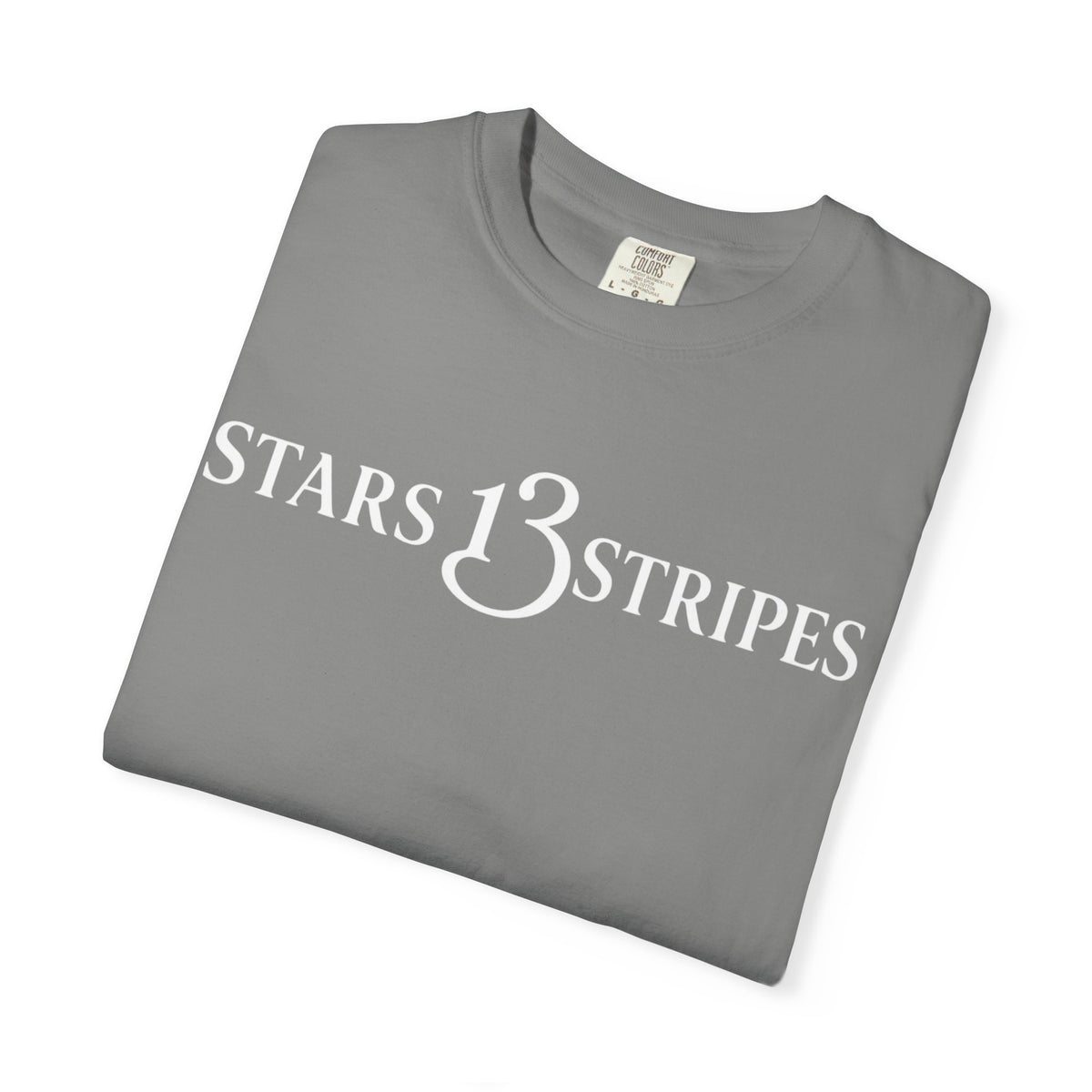 Stars13stripeS T‑Shirt — Vintage Olive Graphic Tee