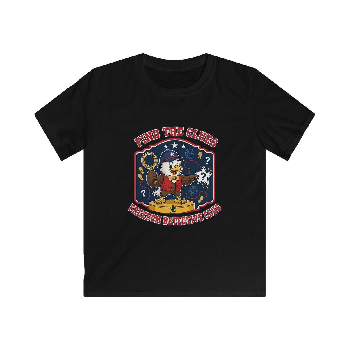 Kids Detective Adventure T‑Shirt — "Find the Clues" Mystery Game Design