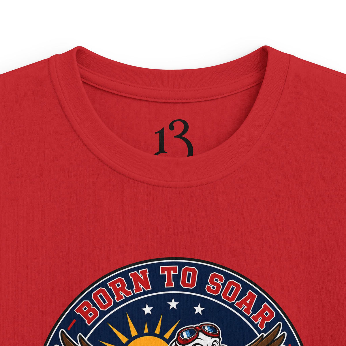Kids Tee - "Born to Soar Built for Adventure" Eagle Graphic