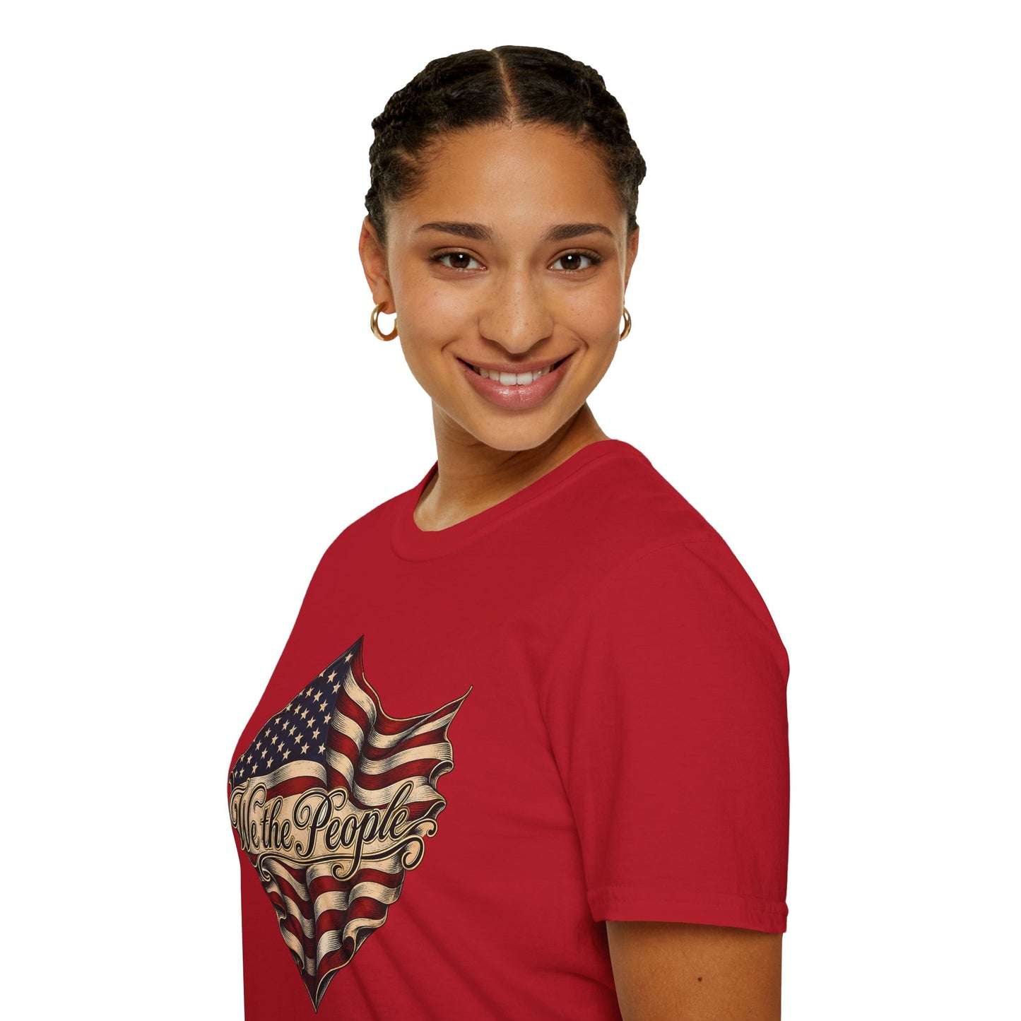 We the People Flag T-Shirt — Vintage American Patriotic Tee