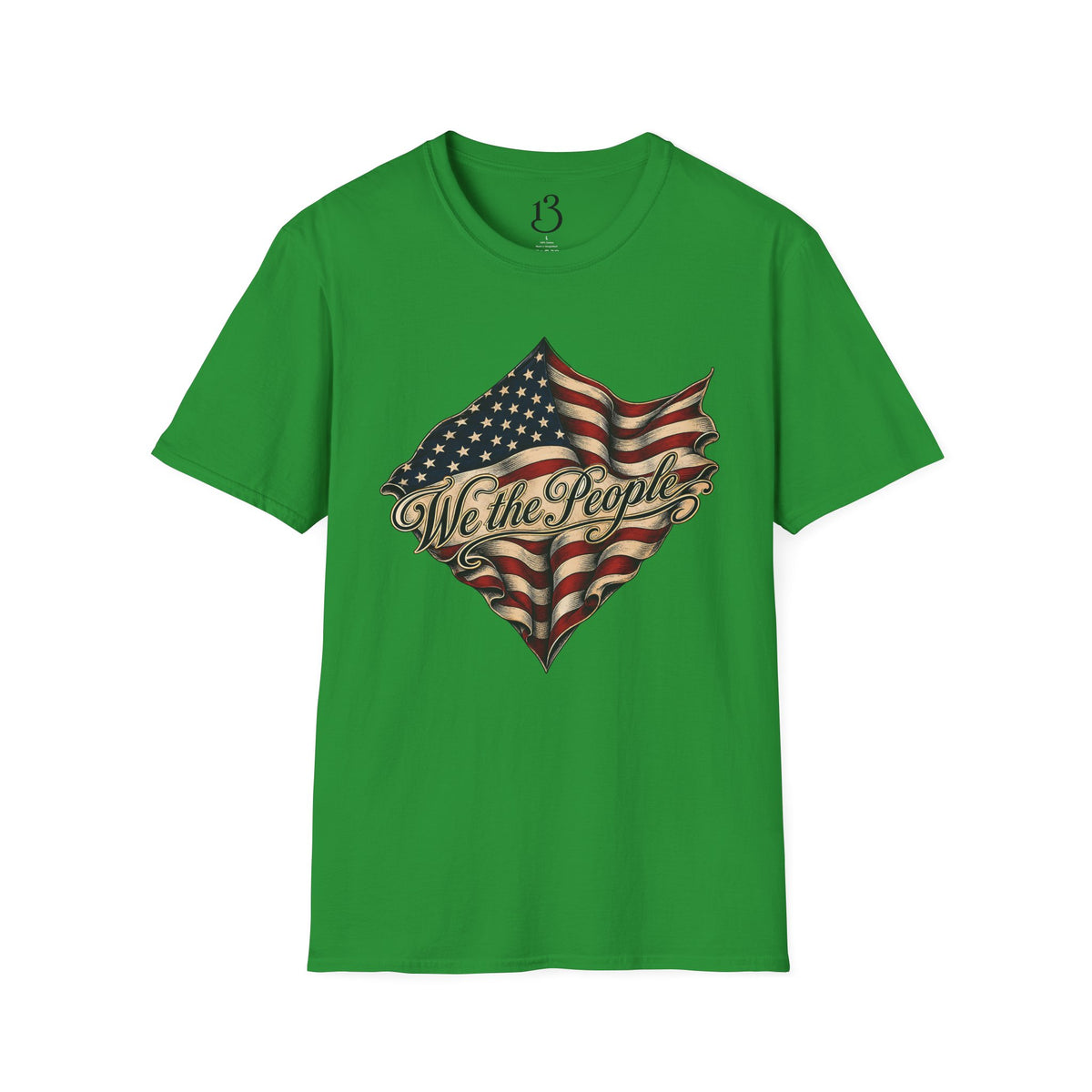 We the People Flag T-Shirt — Vintage American Patriotic Tee