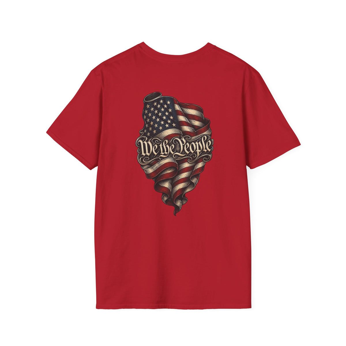 "We The People" Stars13stripeS Embossed T-Shirt