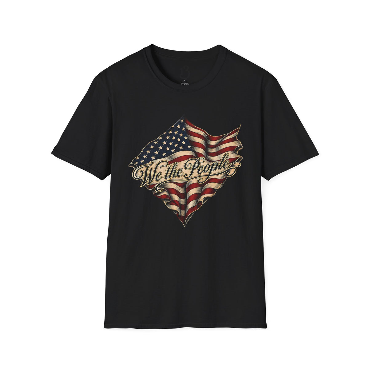 We the People Flag T-Shirt — Vintage American Patriotic Tee