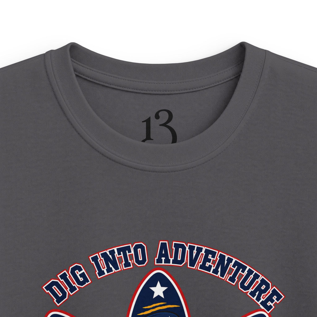 Kids T-Shirt - "Dig Into Adventure: Discover America" Patriotic Eagle Tee