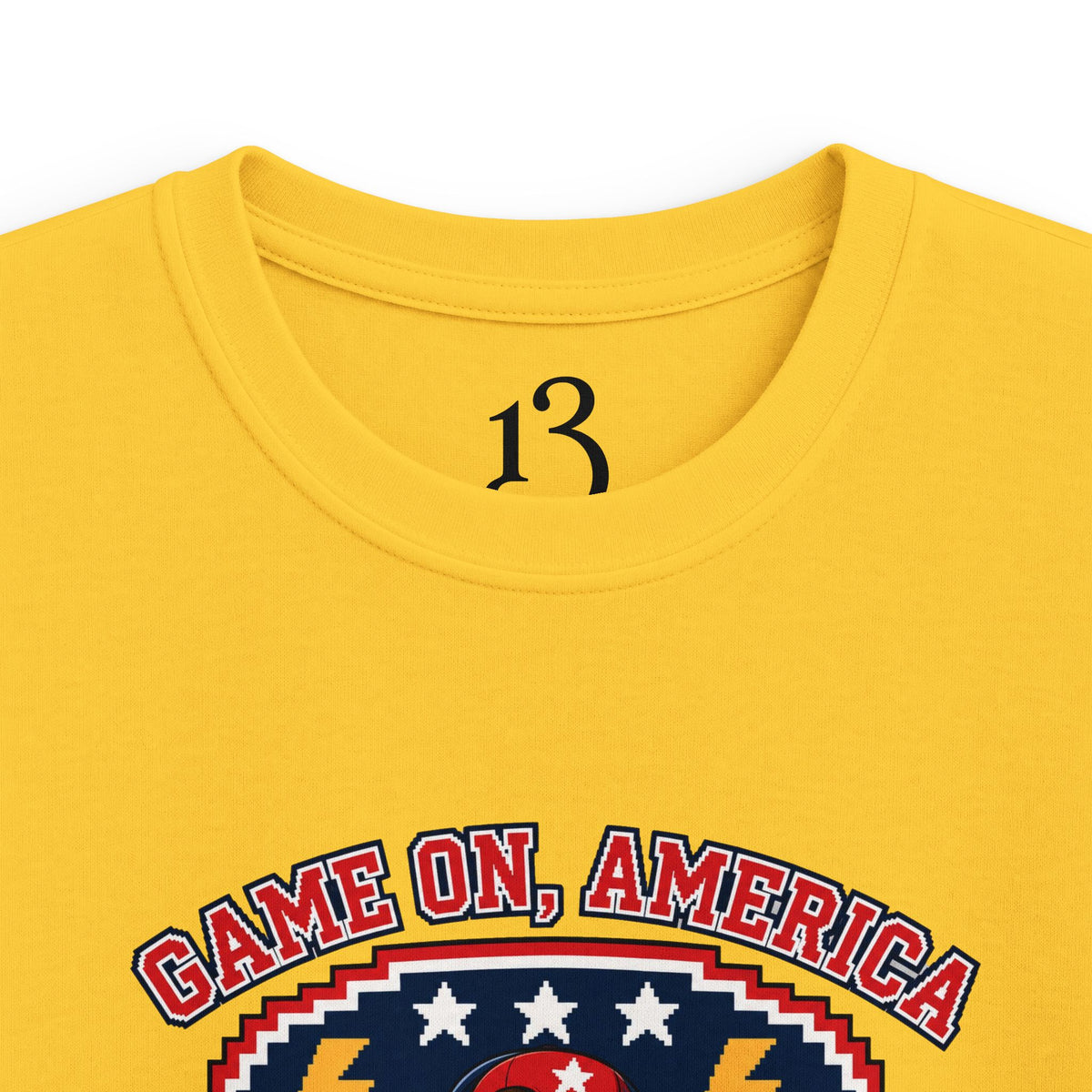 Kids Tee — 'Game On, America' Eagle Arcade Graphic Shirt