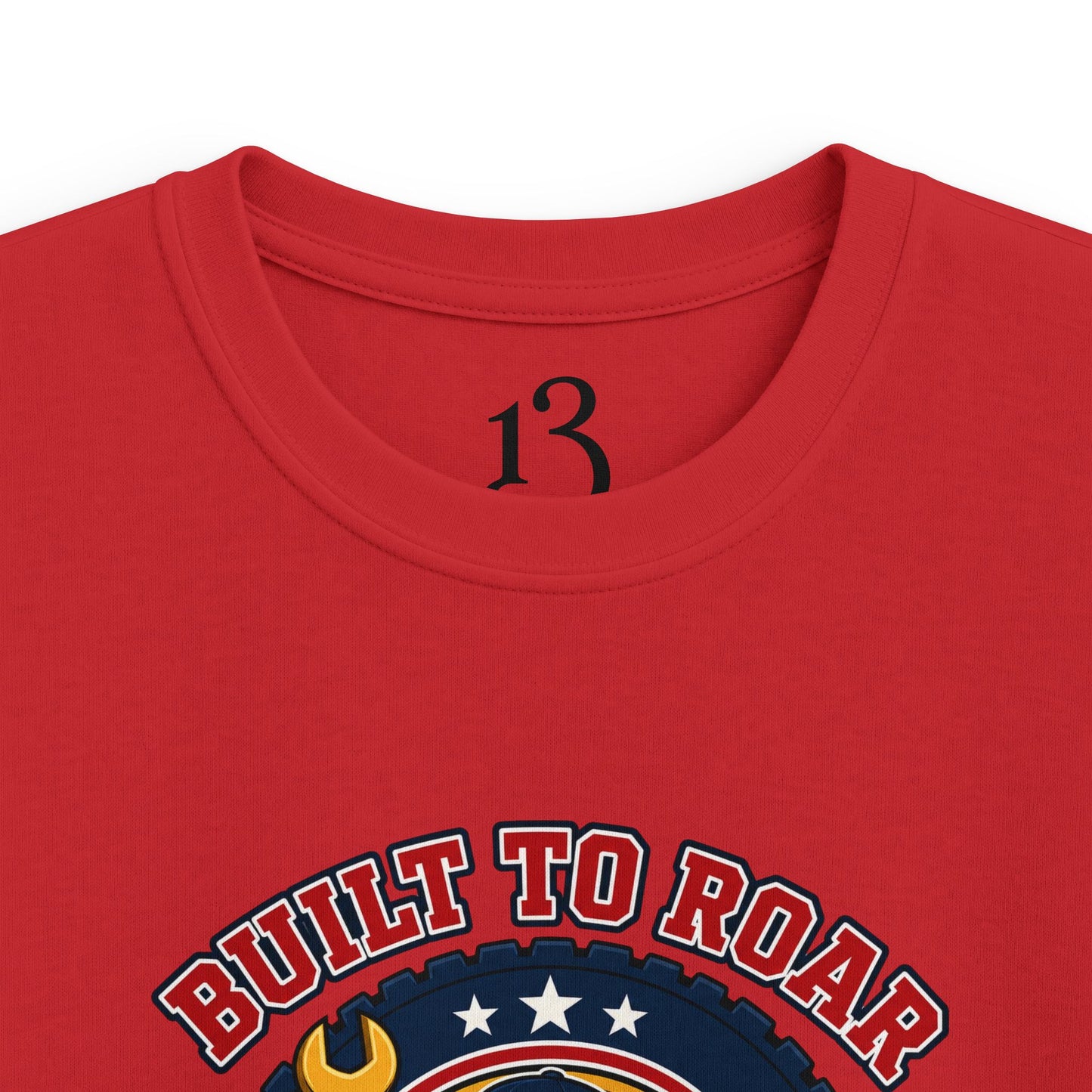 Kids Tee — "Born to Roar" USA Gator Crew Patriotic Cartoon T-Shirt