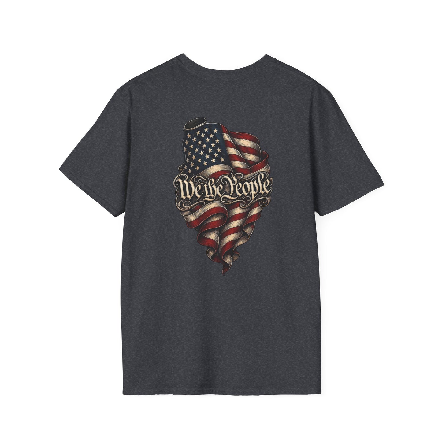 "We The People" Stars13stripeS Embossed T-Shirt