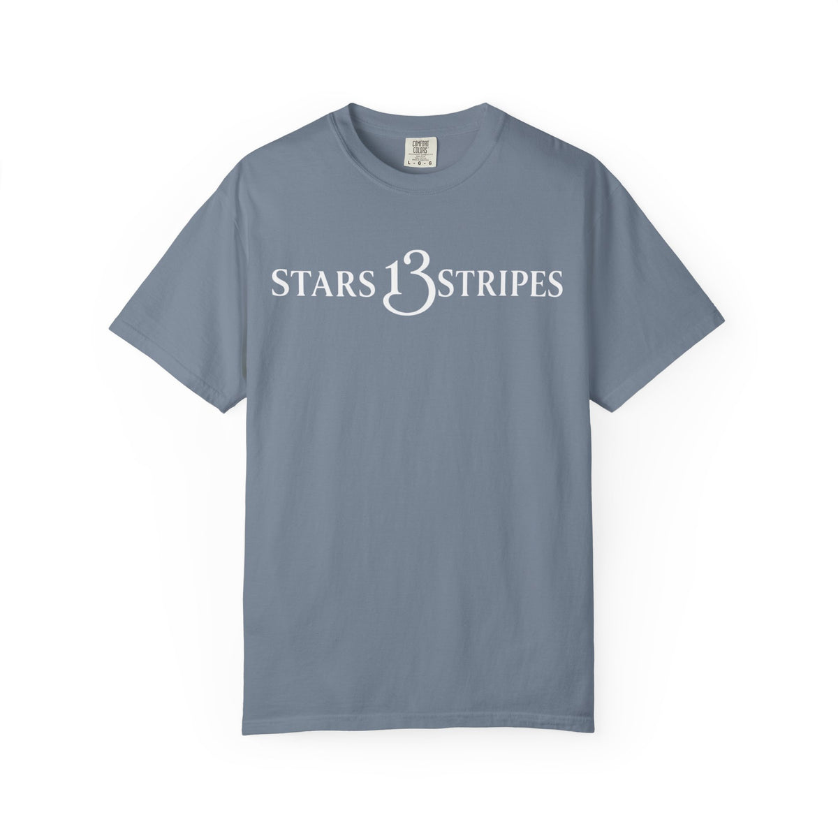 Stars13stripeS T‑Shirt — Vintage Olive Graphic Tee