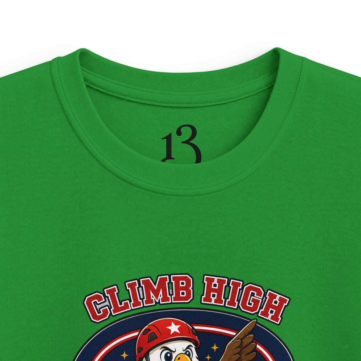 Kids T-Shirt – “Climb High, Dream Big” Adventure Graphic Tee