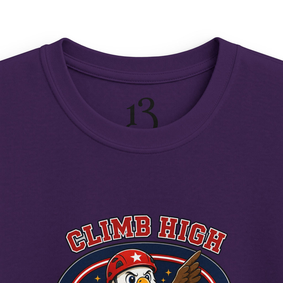 Kids T-Shirt – “Climb High, Dream Big” Adventure Graphic Tee