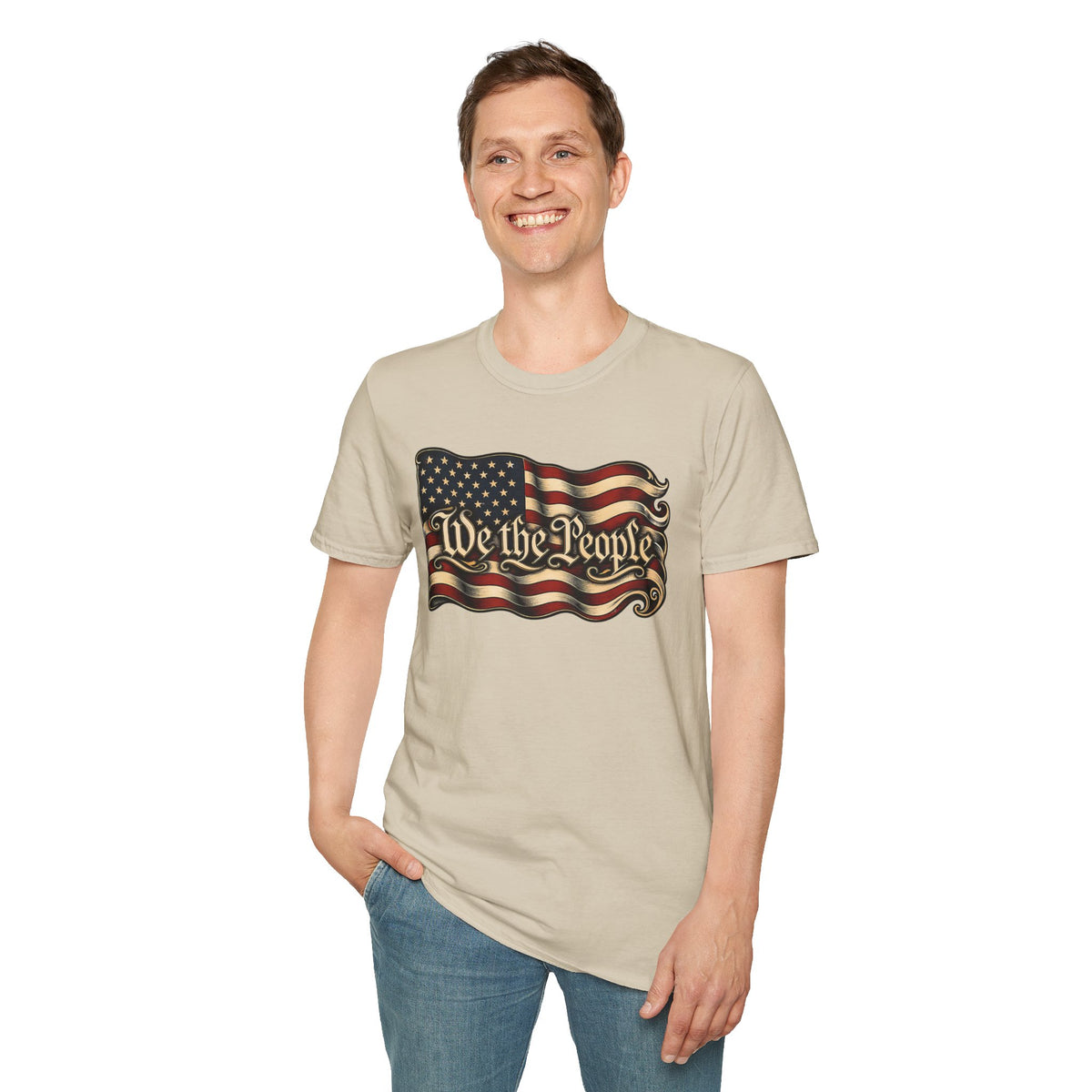 We the People American Flag T‑Shirt