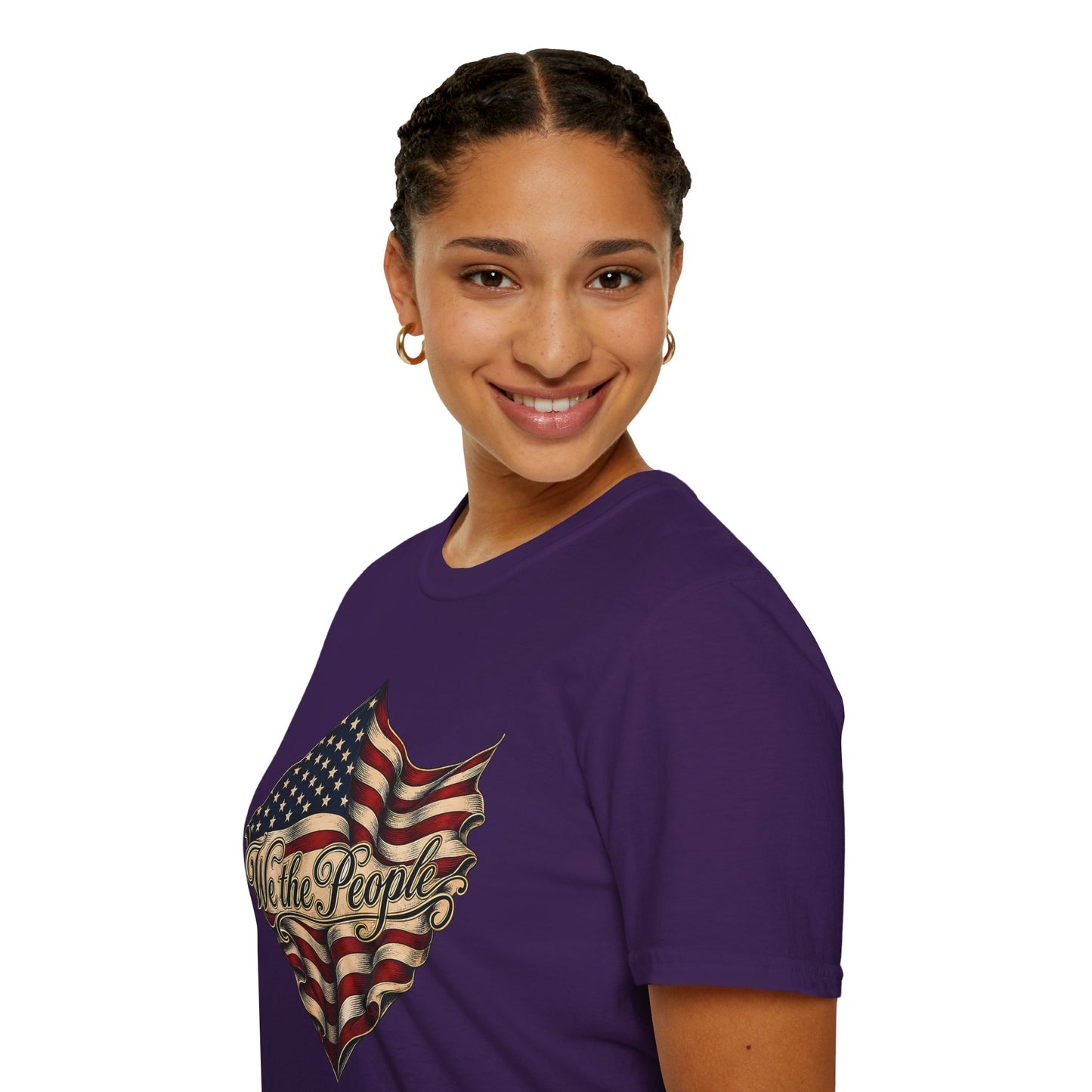 We the People Flag T-Shirt — Vintage American Patriotic Tee