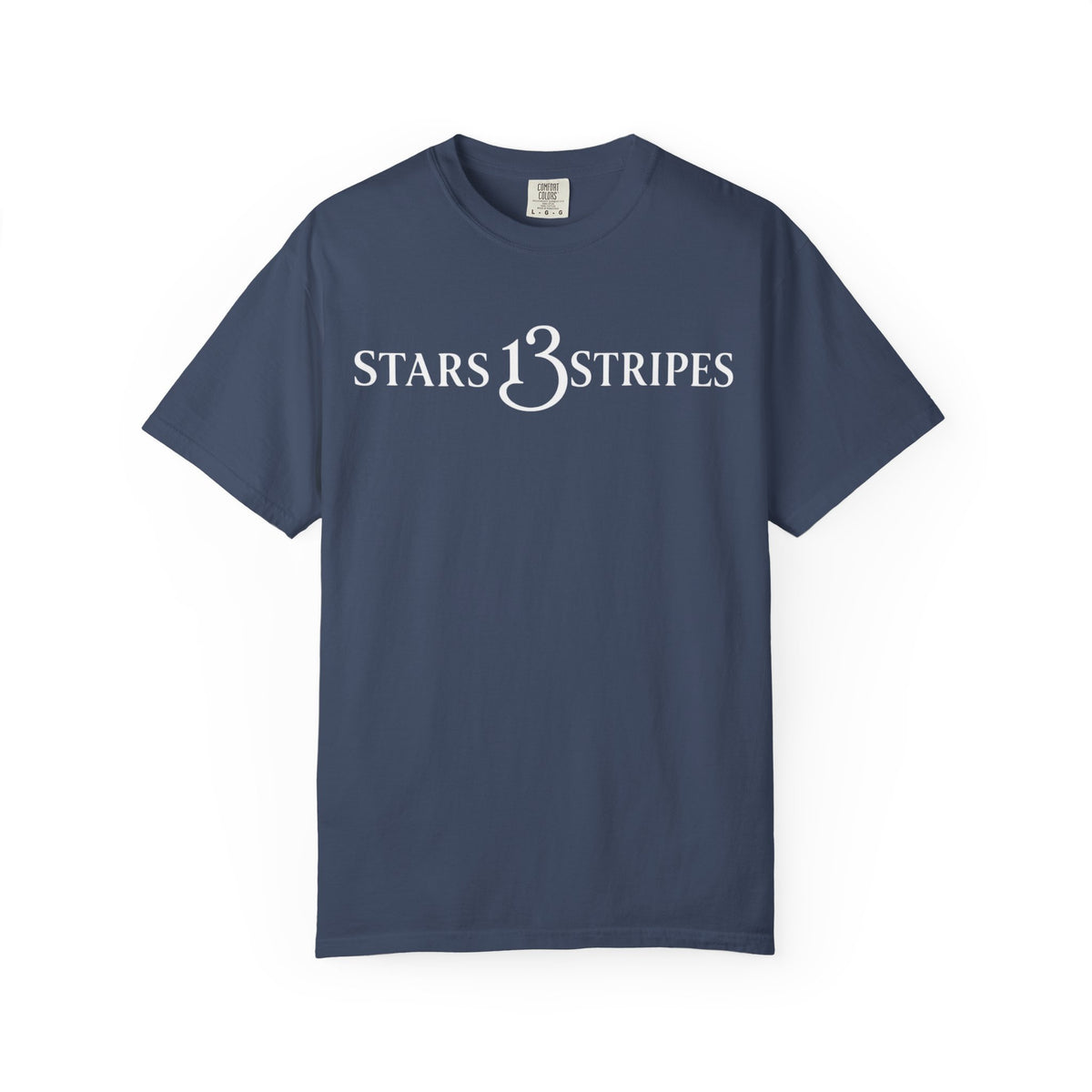 Stars13stripeS T‑Shirt — Vintage Olive Graphic Tee