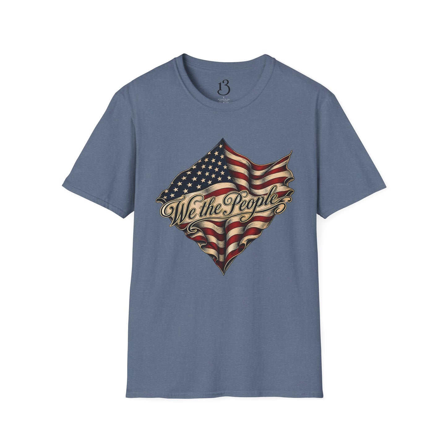 We the People Flag T-Shirt — Vintage American Patriotic Tee