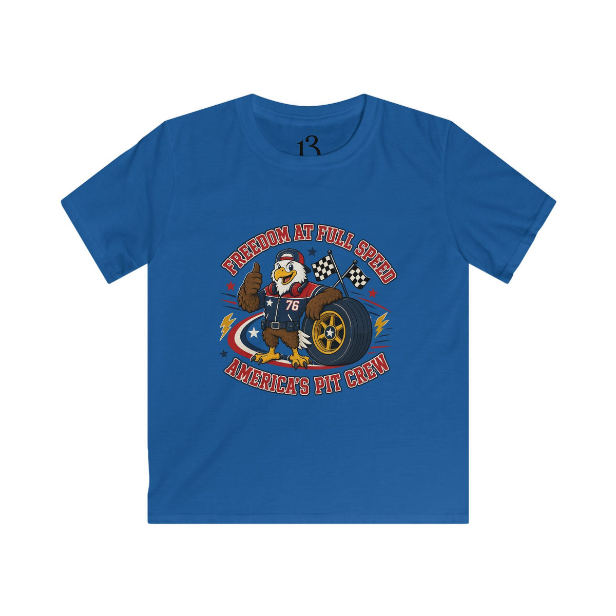 Kids T‑Shirt – 'Champion Pit Crew' Graphic Tee for Boys & Girls