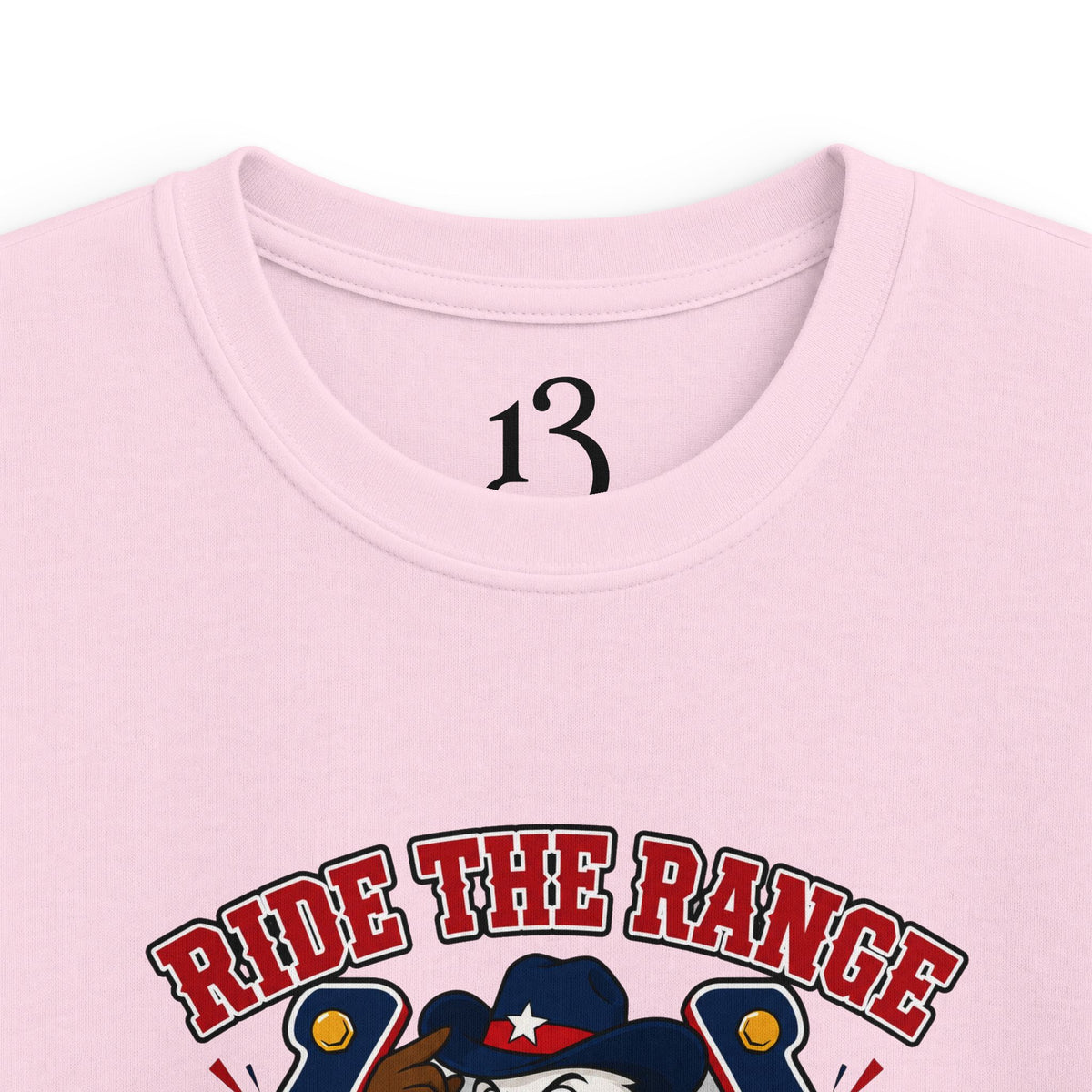 Kids T-Shirt - "Ride the Range Wild and Free" Cowboy Eagle Graphic