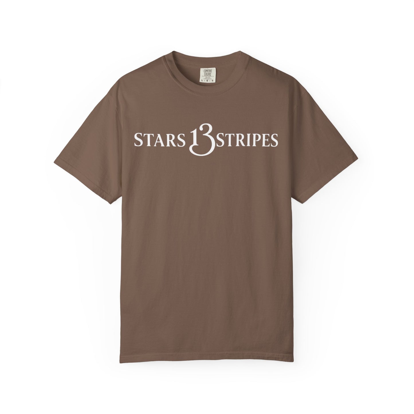 Stars13stripeS T‑Shirt — Vintage Olive Graphic Tee