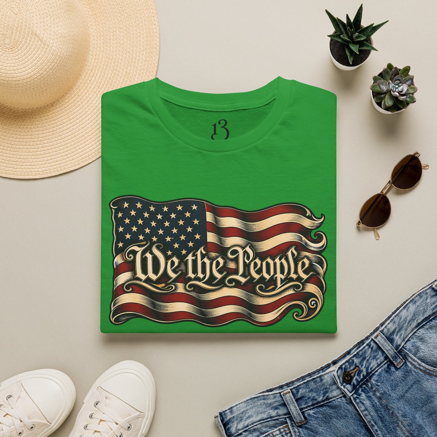 We the People American Flag T‑Shirt