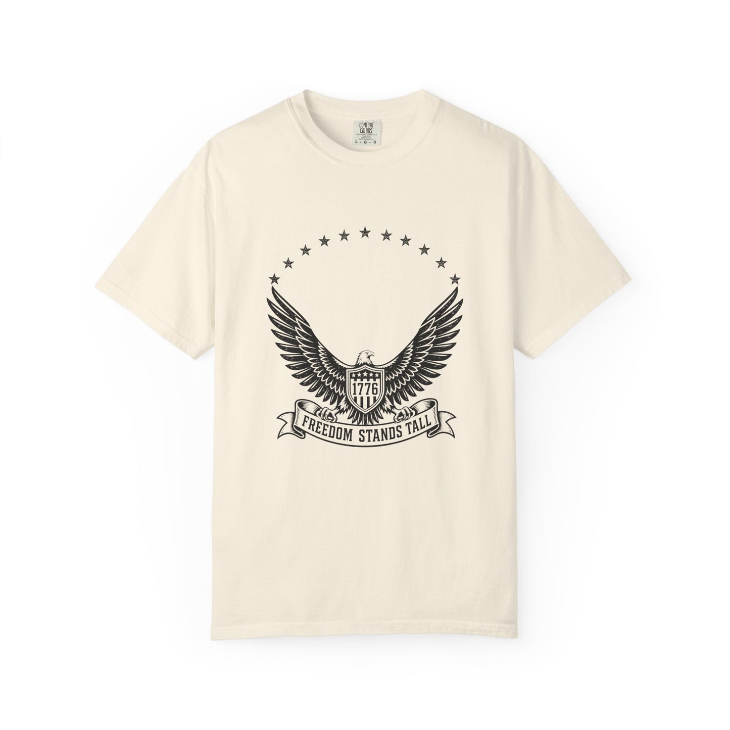 Freedom Stands Tall Eagle T-Shirt — 1776 Patriotic Tee