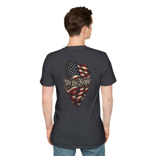"We The People" Stars13stripeS Embossed T-Shirt