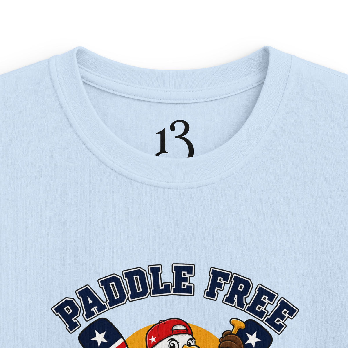 Paddle Kids Tee — "Paddle Free" USA Lake Crew Shirt