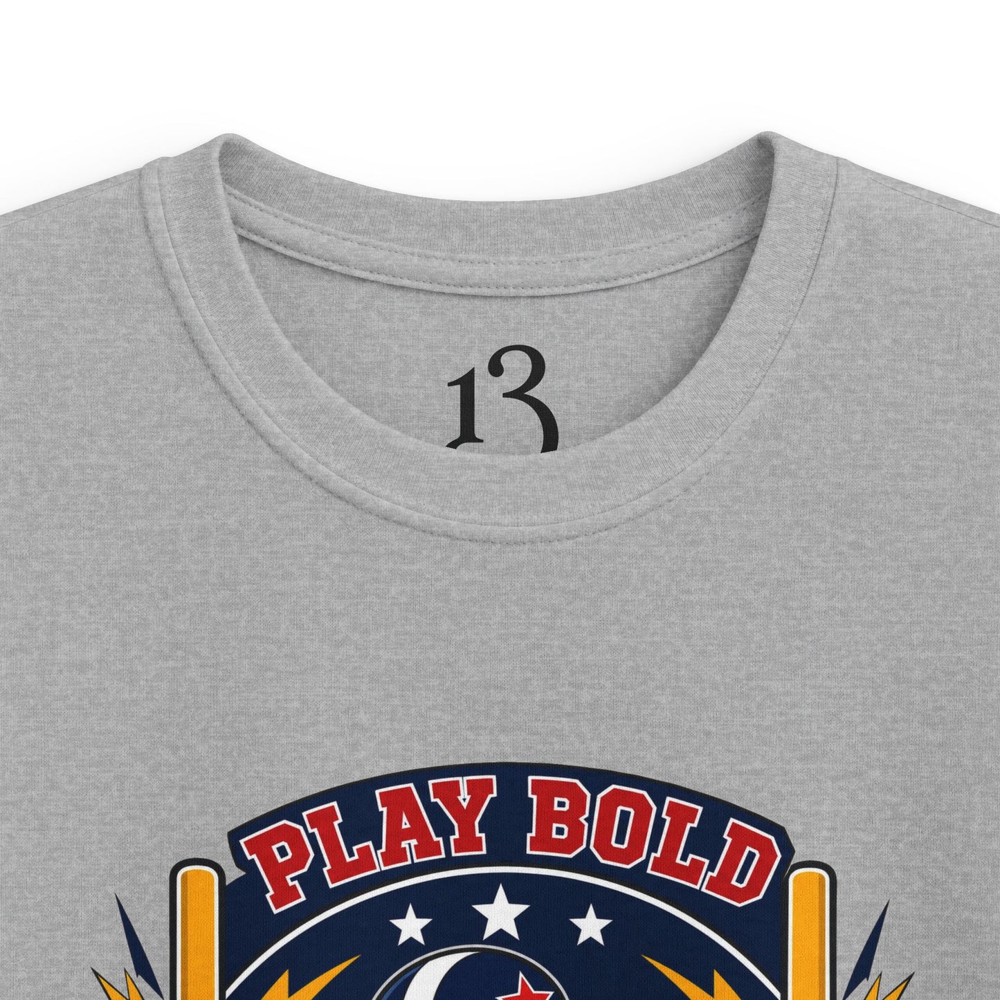 Kids Football Tee — "Play Bold: Freedom League" Retro Mascot Shirt