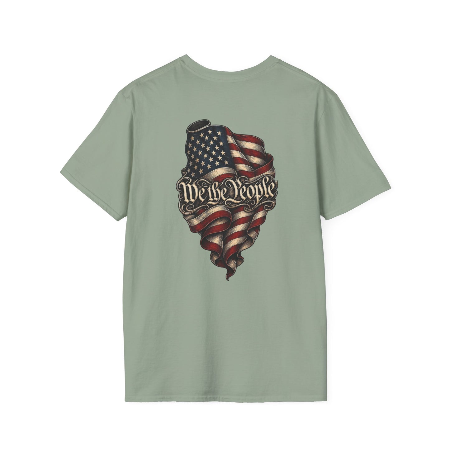 "We The People" Stars13stripeS Embossed T-Shirt