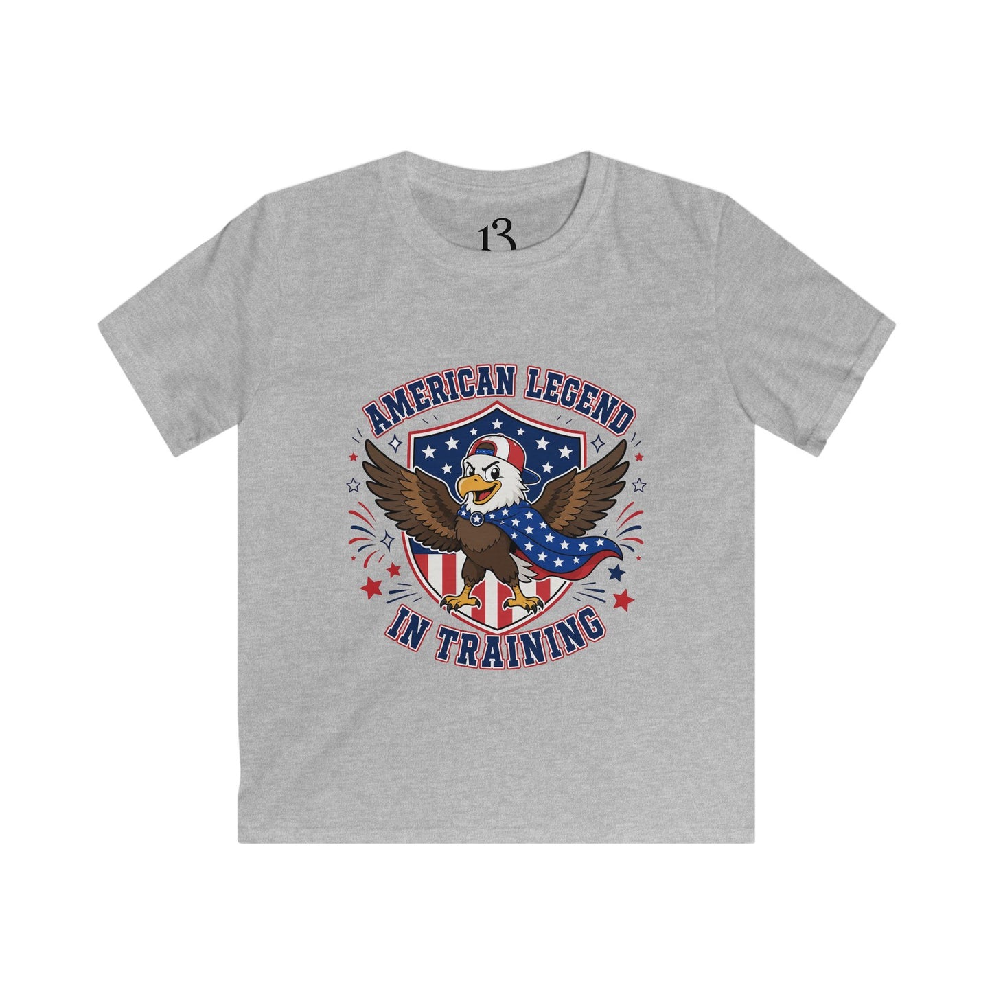 Kids T‑Shirt – "American Legend in Training" Patriotic Eagle Tee