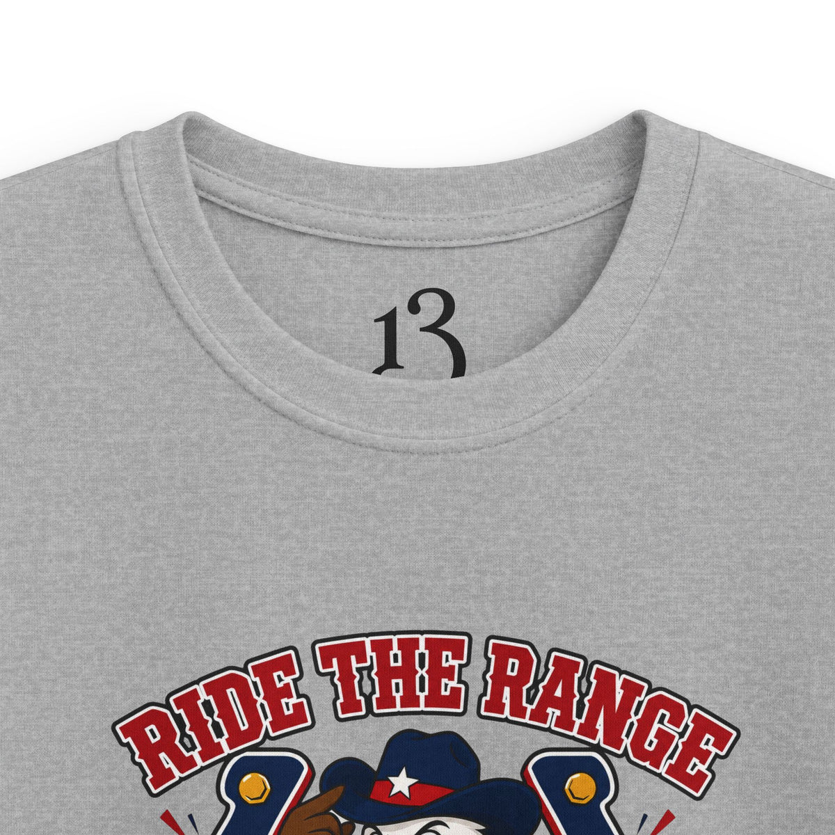 Kids T-Shirt - "Ride the Range Wild and Free" Cowboy Eagle Graphic