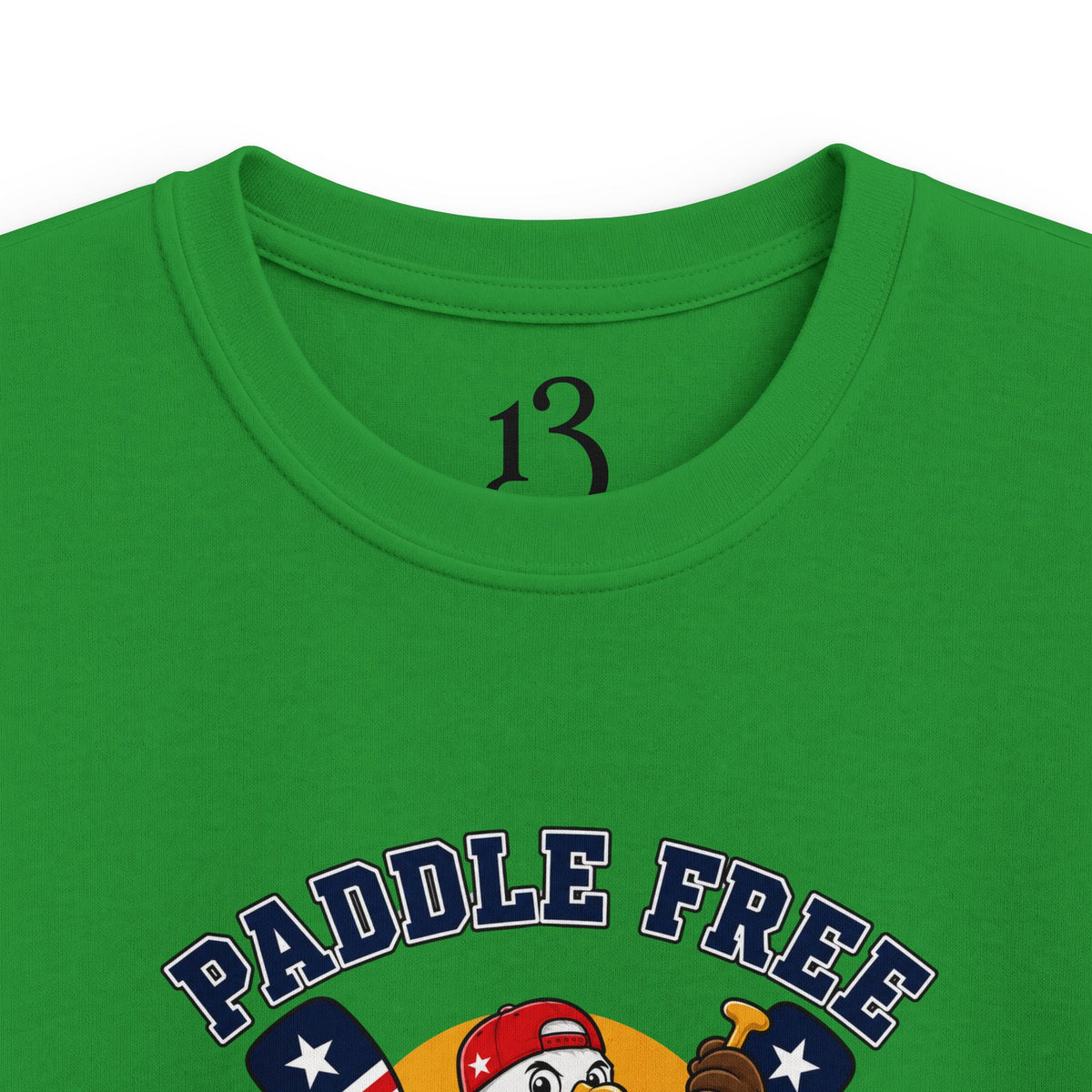 Paddle Kids Tee — "Paddle Free" USA Lake Crew Shirt