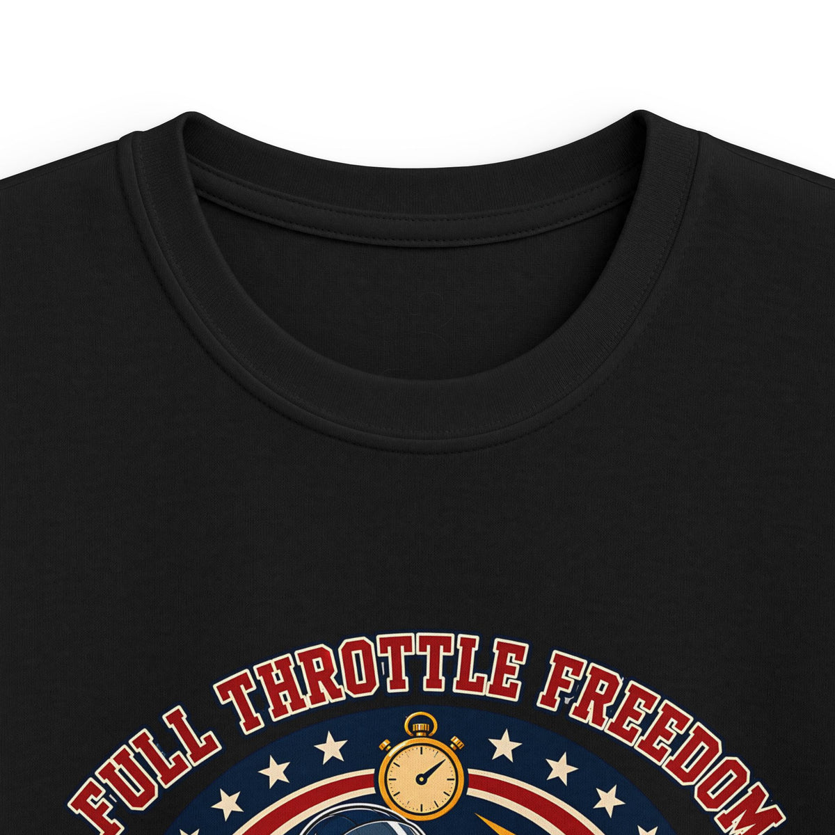 Kids Tee — 'Full Throttle Freedom' Go-Kart Racing Shirt