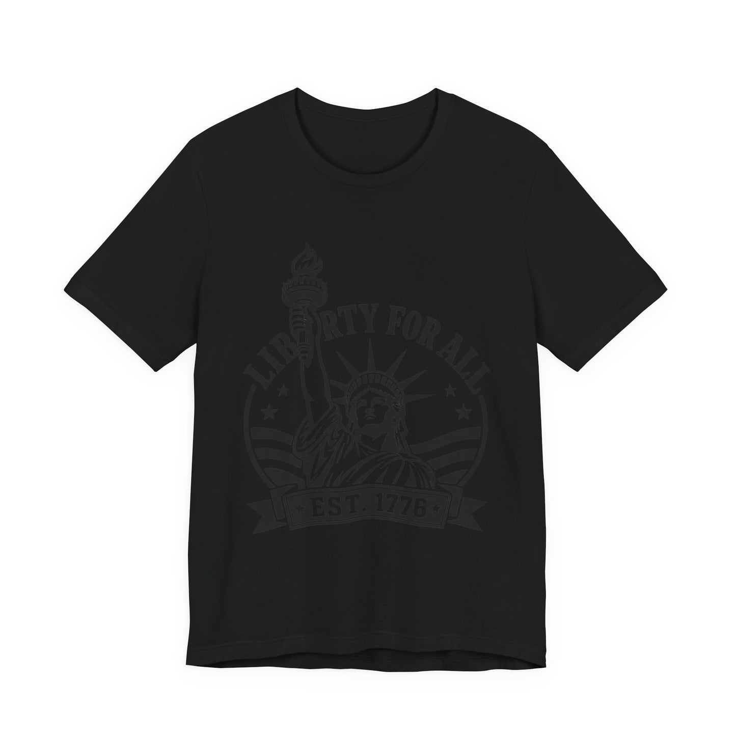 Liberty For All T-Shirt — Statue of Liberty ‘Est. 1776’ Patriotic Tee