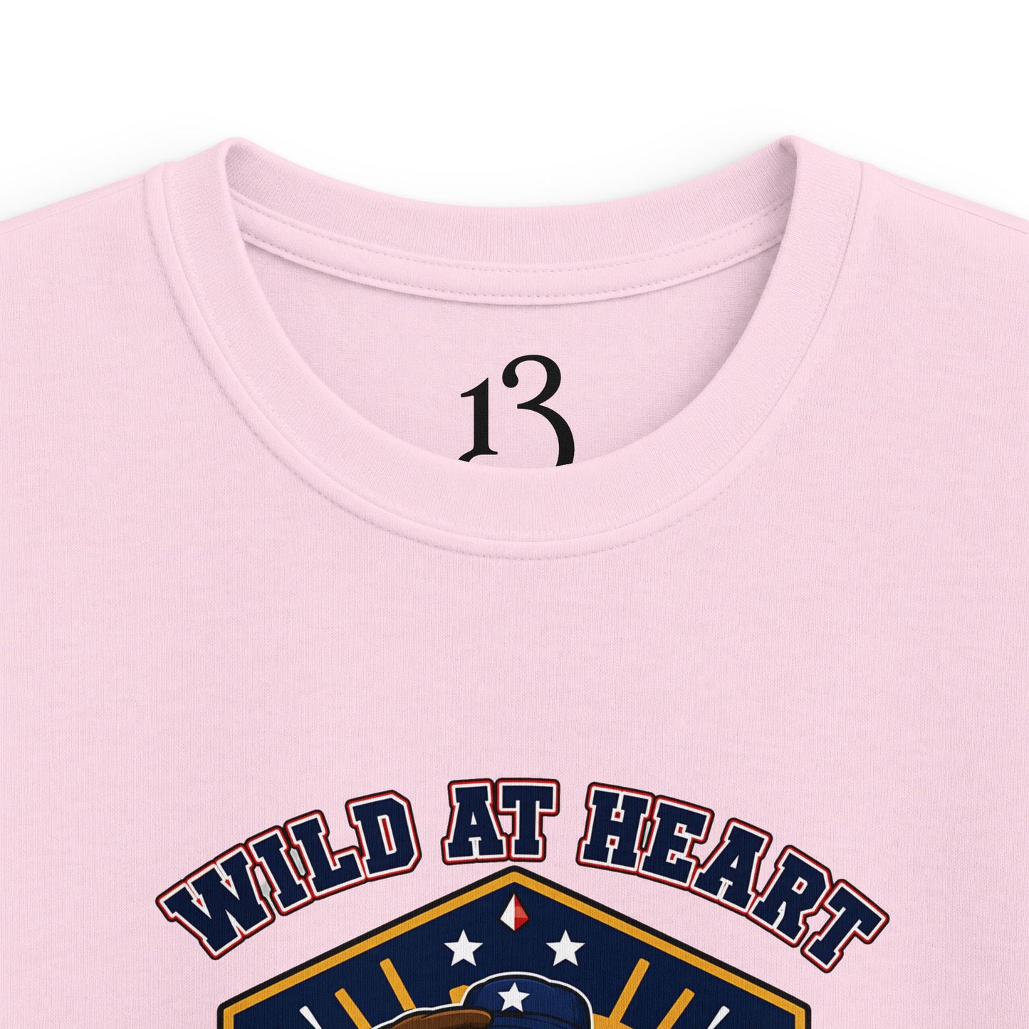 Kids Tee — "Wild at Heart, Ready to Be Free" Adventure Bear Graphic