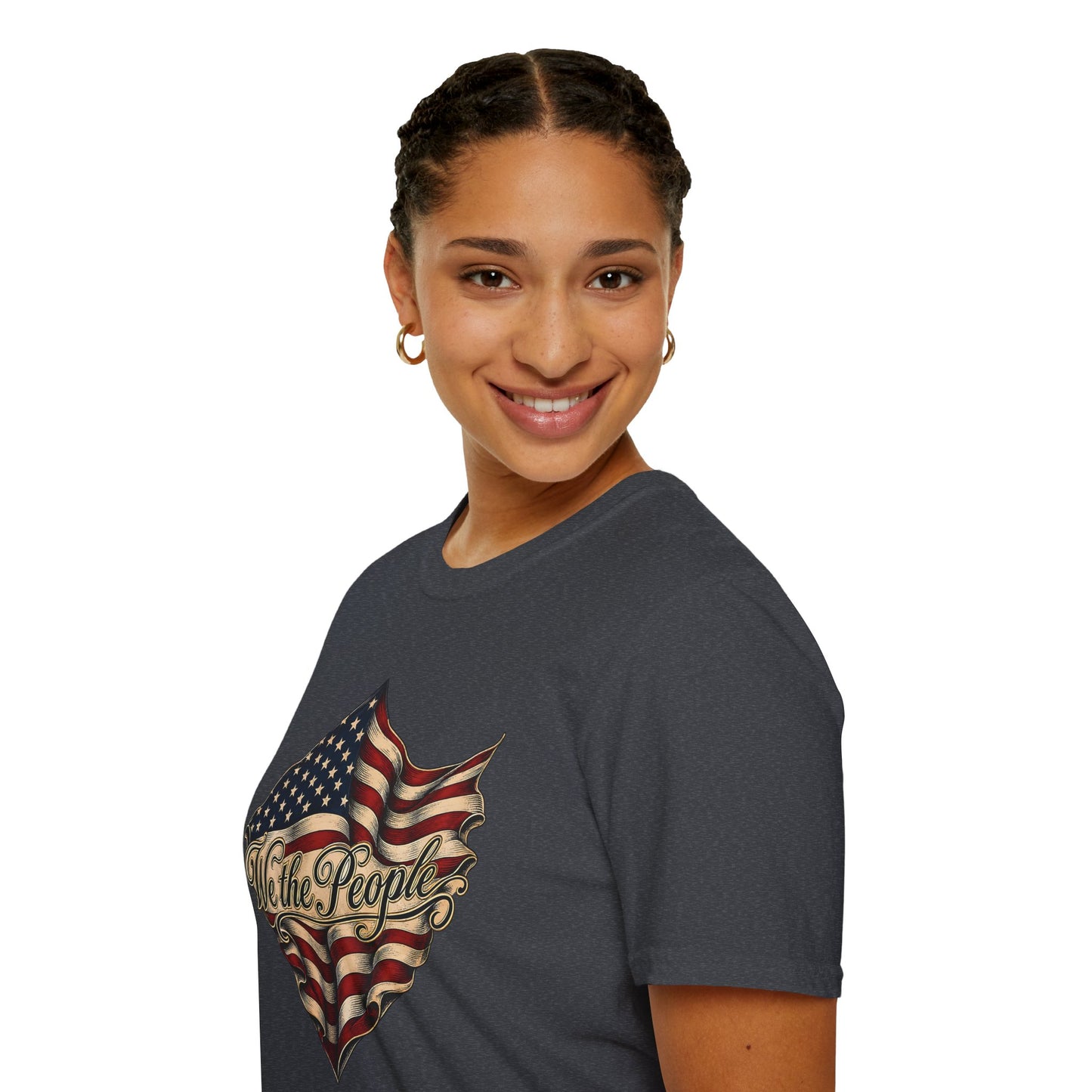 We the People Flag T-Shirt — Vintage American Patriotic Tee