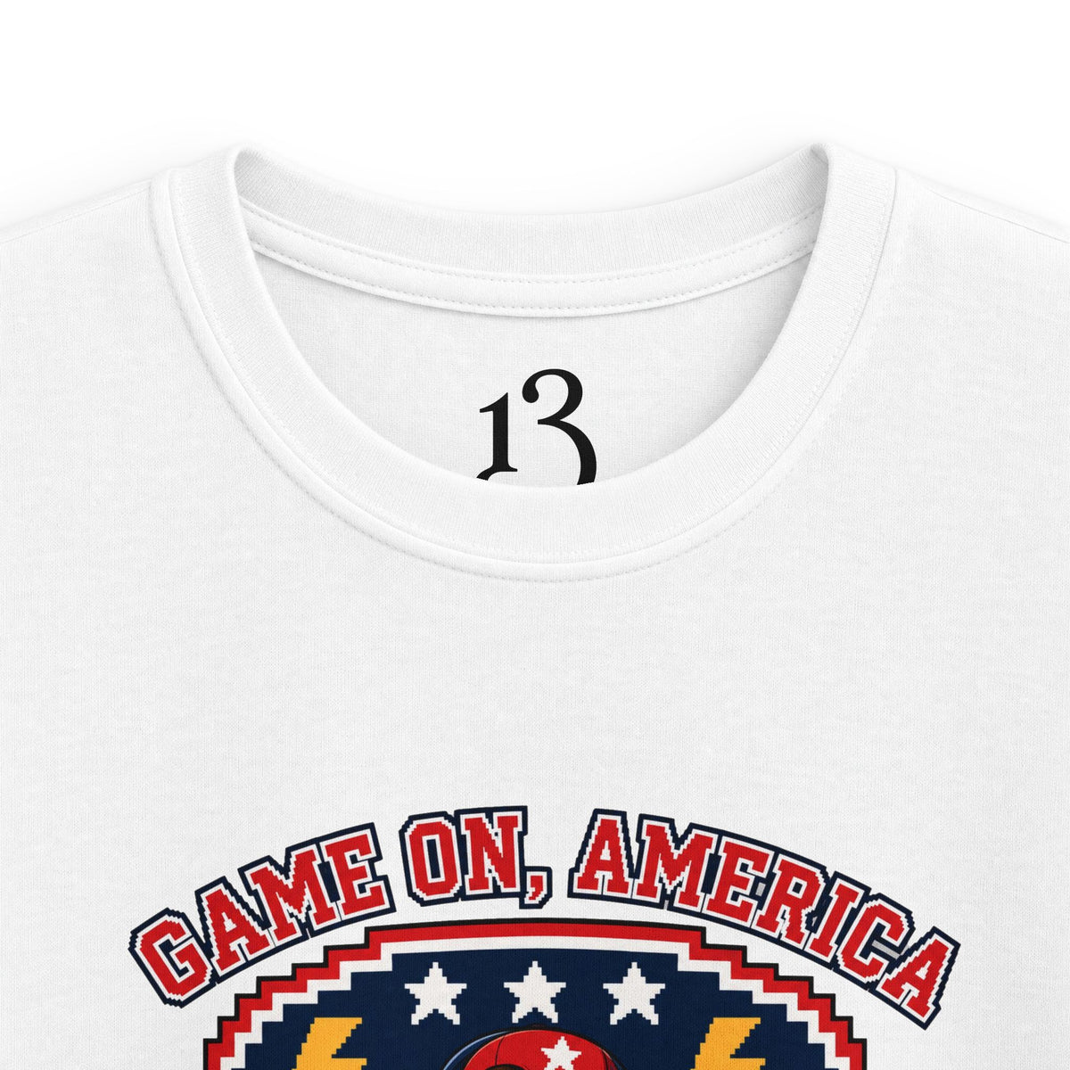 Kids Tee — 'Game On, America' Eagle Arcade Graphic Shirt